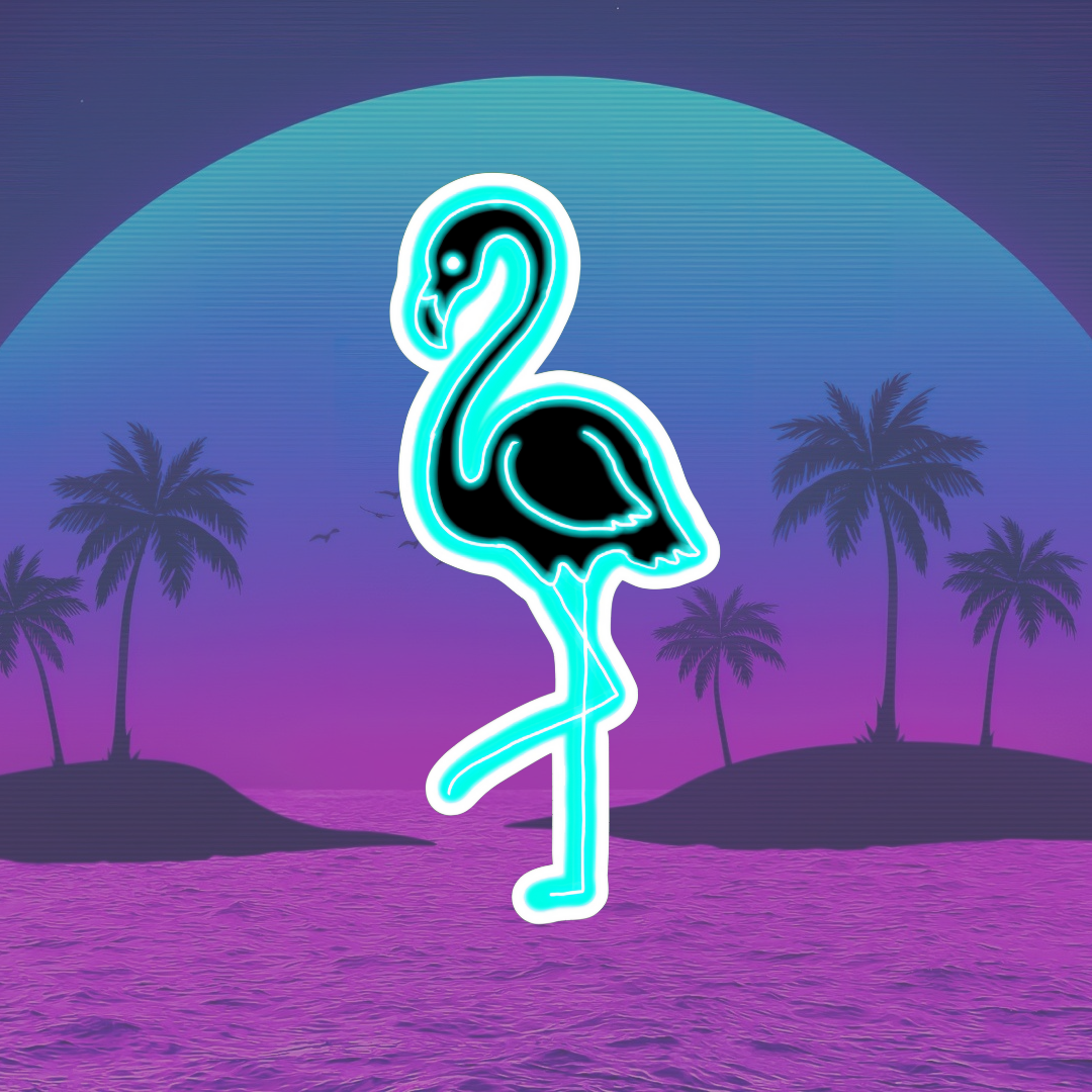 Neon Flamingo